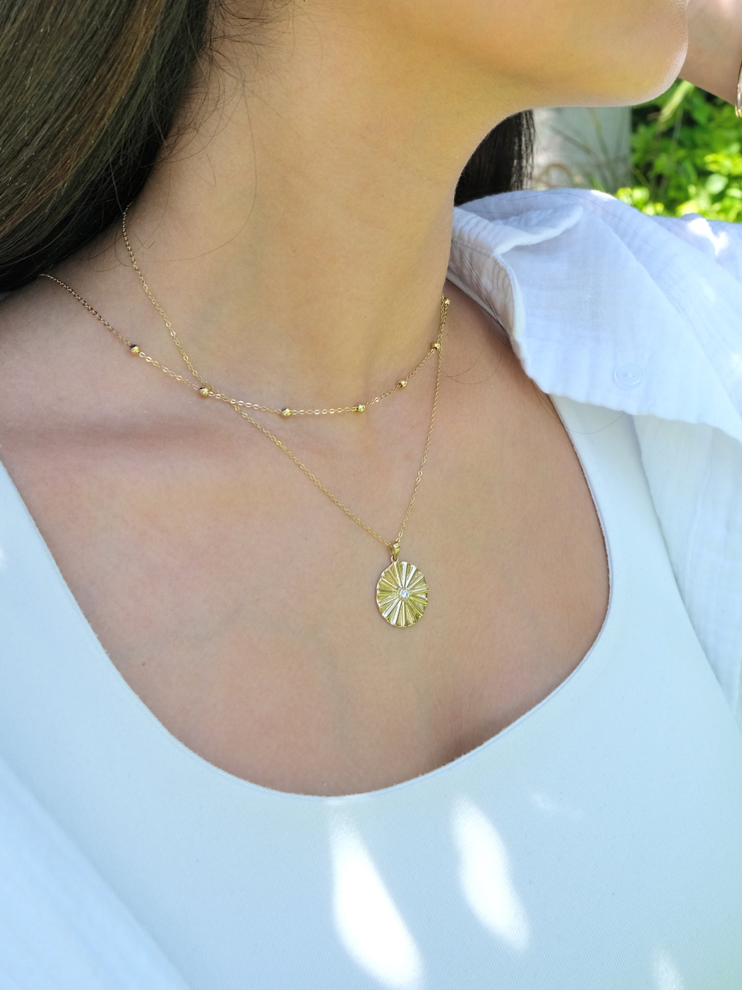 Diamond Rays Pendant - NP16