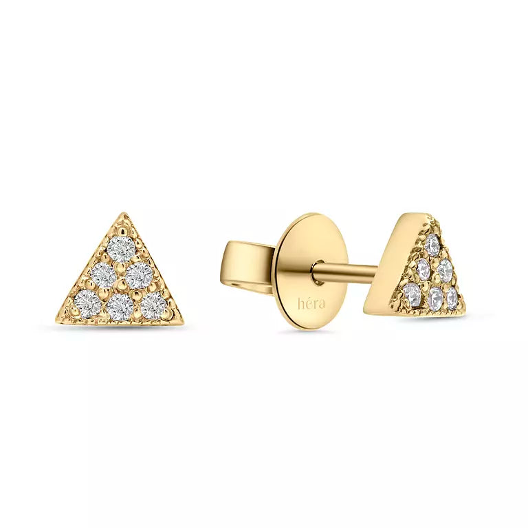 Triangle Diamond Stud (Sold as Singles) - E37