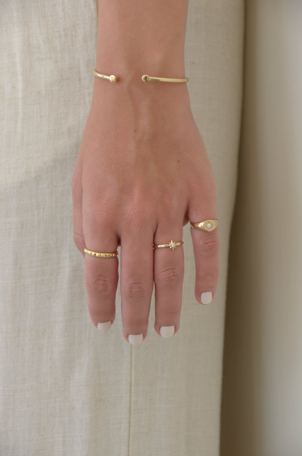 Star Stamp Ring - R45