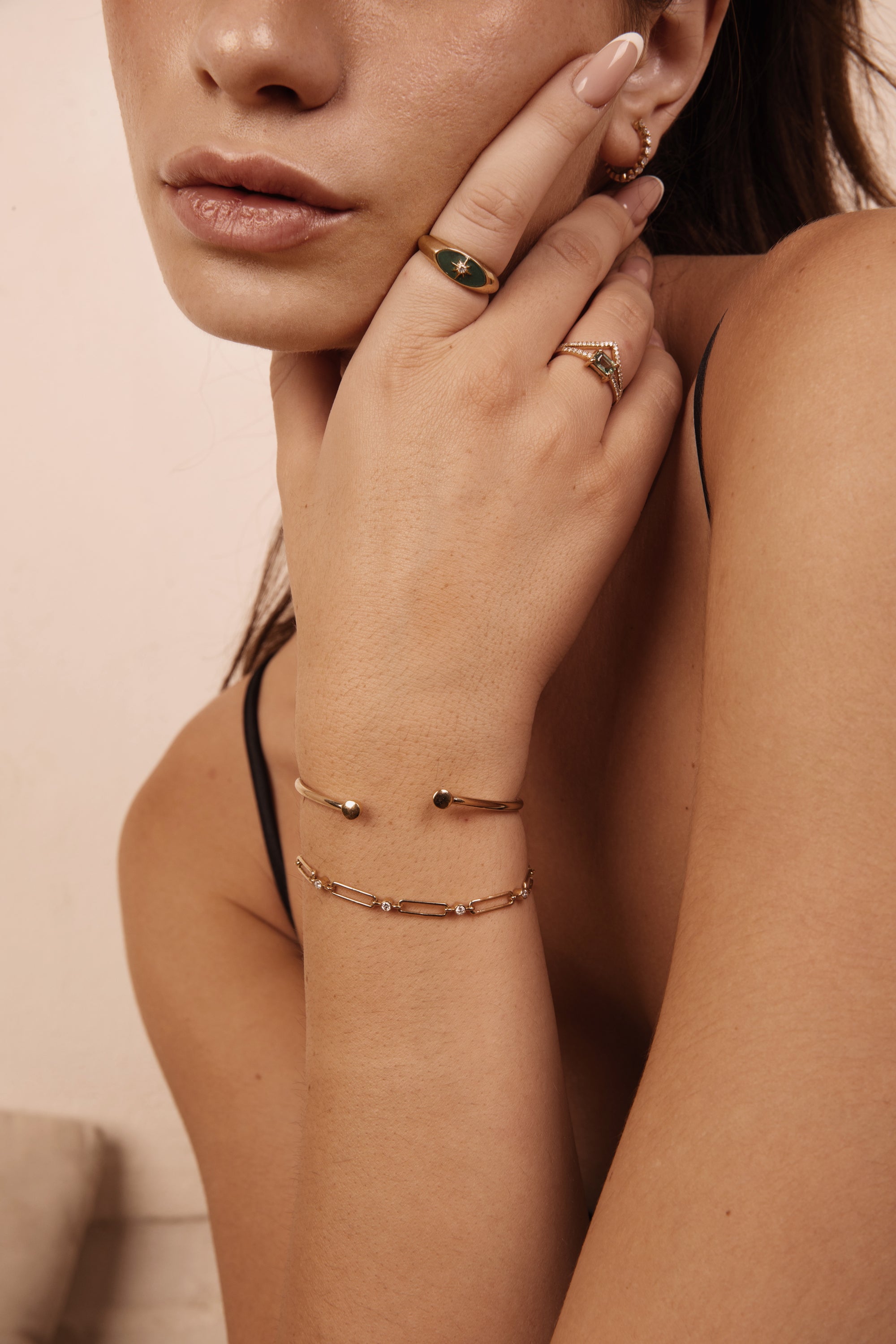 Leenah Green Sapphire Ring - R28