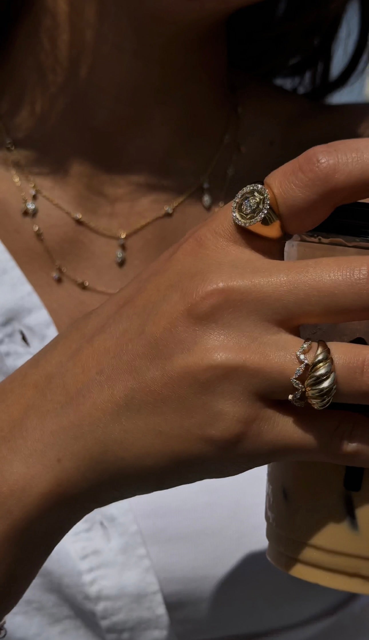 Big Croissant Ring - R40