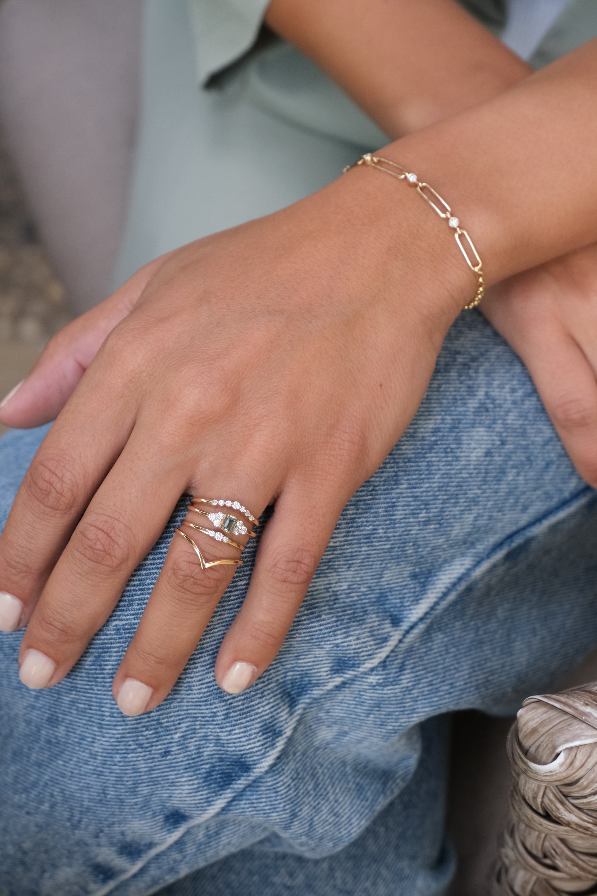Single Centered Diamond Ring - R20