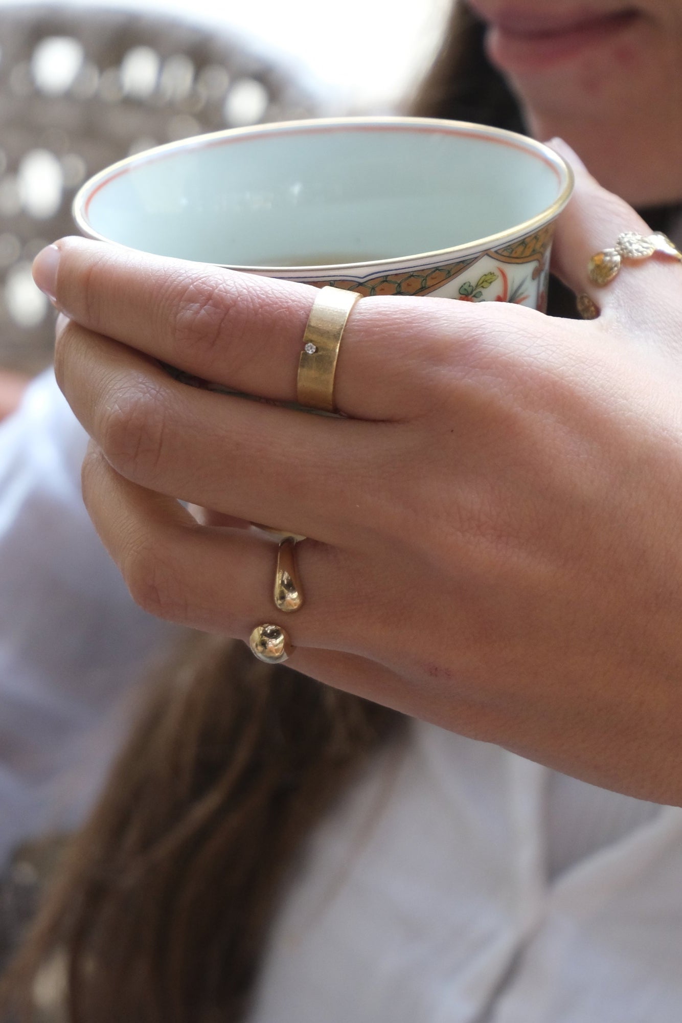 Chunky WaterDrop Ring - R61