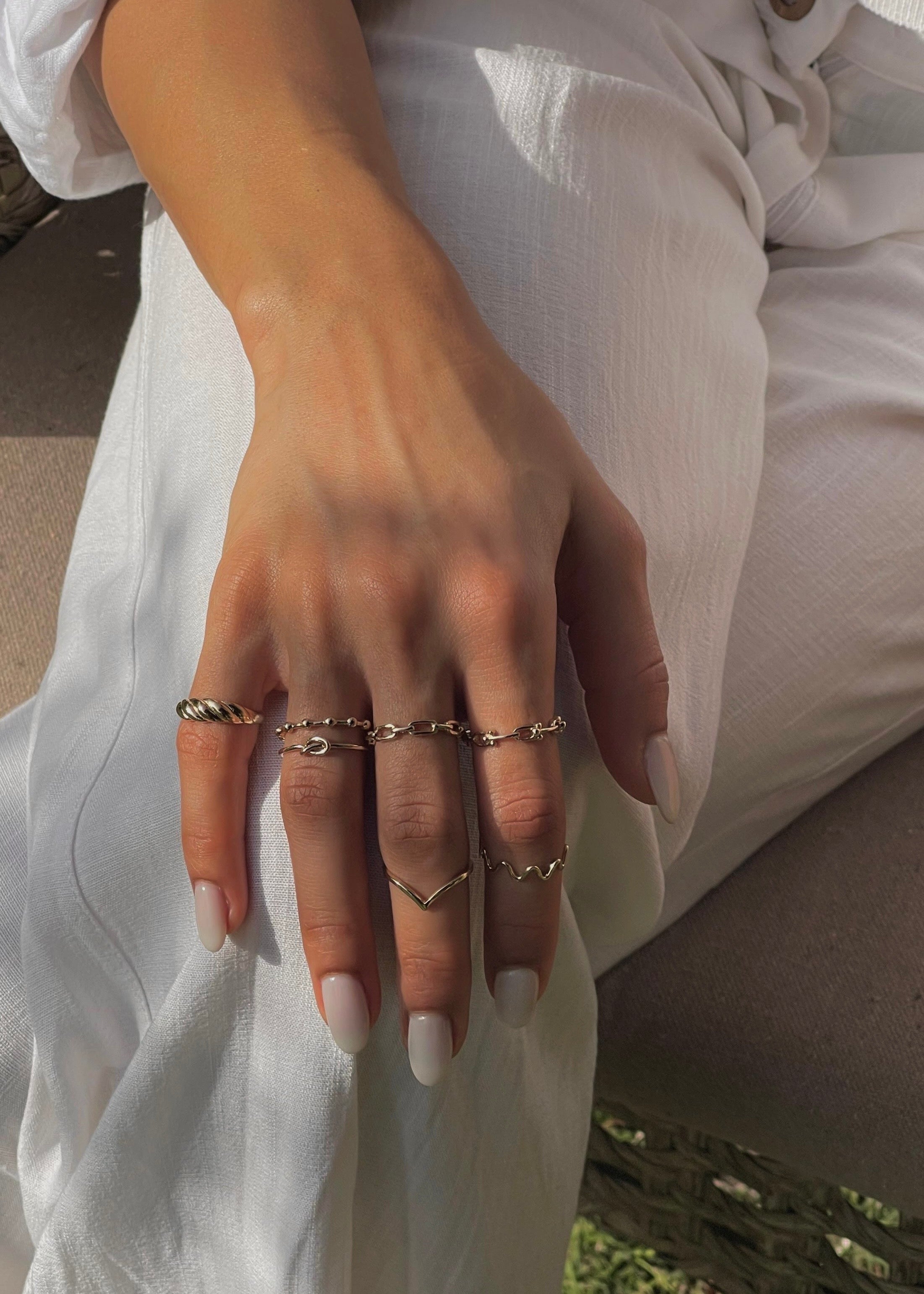 U Links Ring - R35