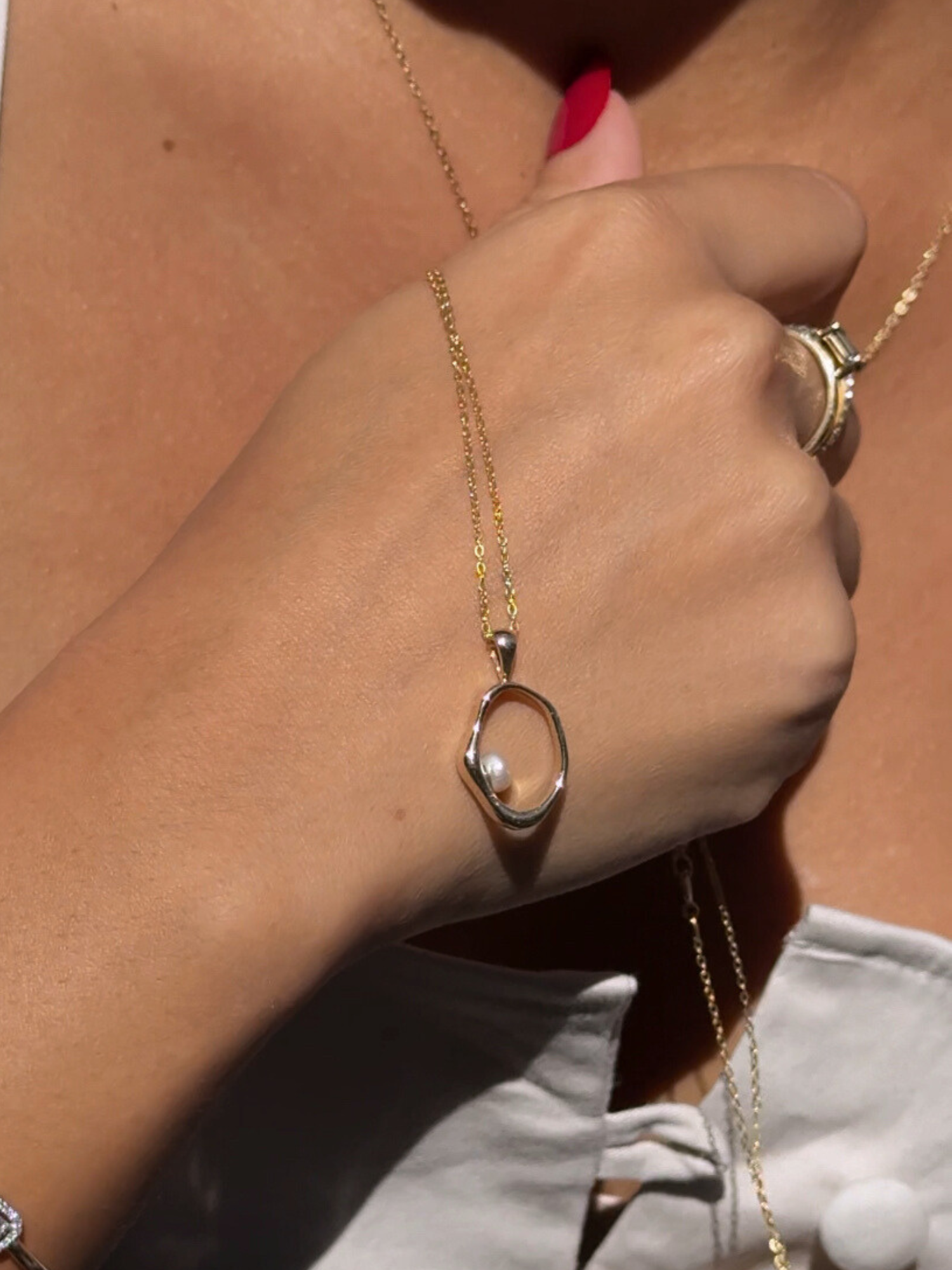 The Organic Pearl Pendant - NP27