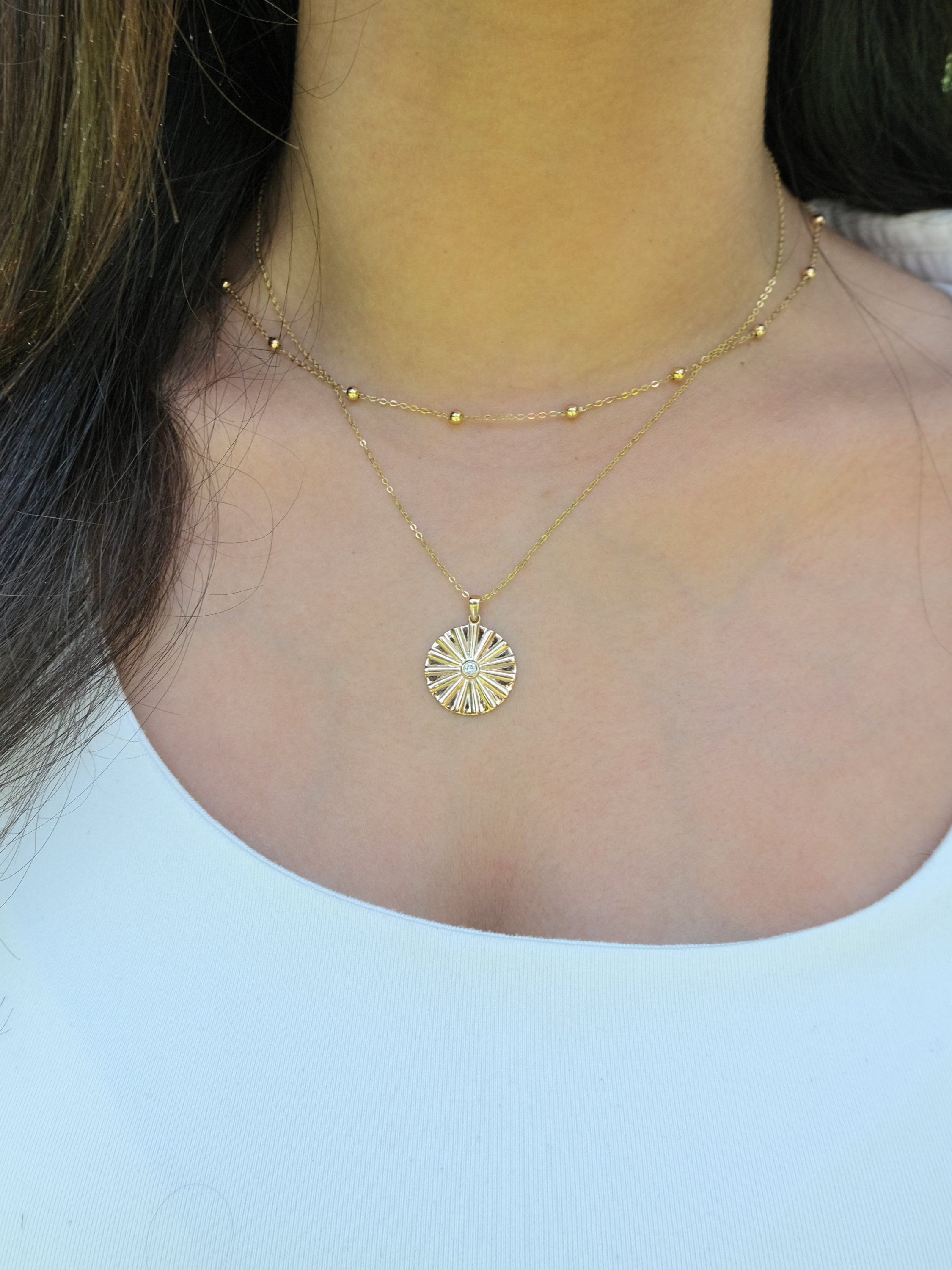 Diamond Rays Pendant - NP16