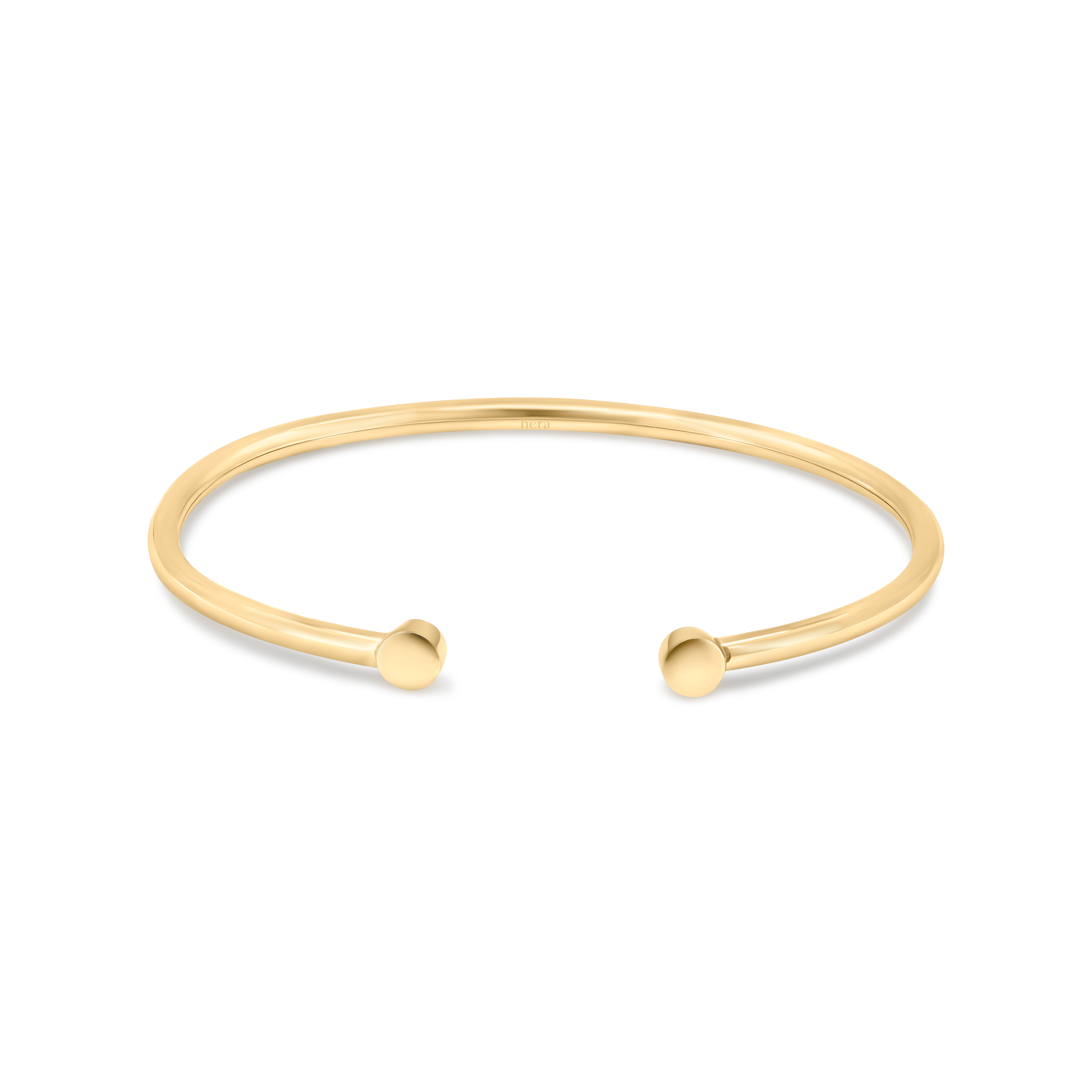 Solid Gold Bangle - B5