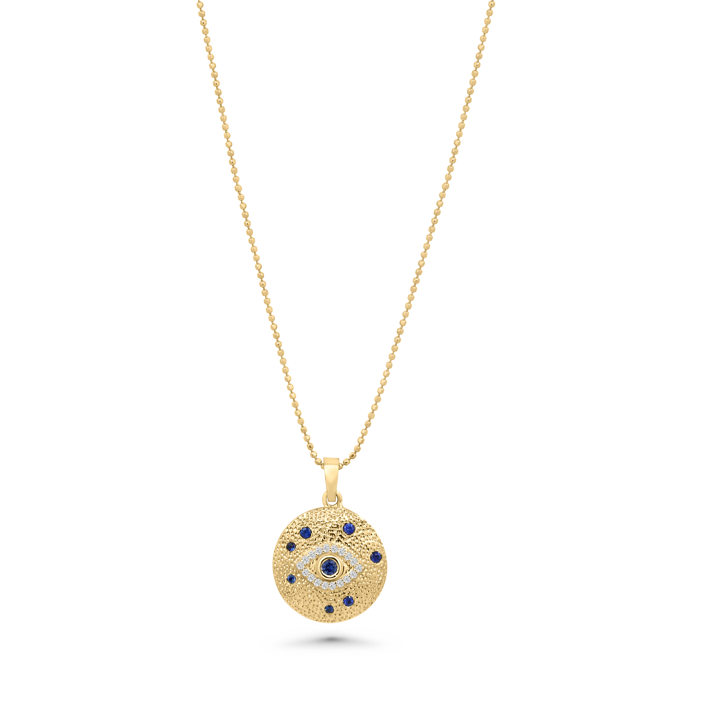 Evil Eye Sapphire Pendant - NP7