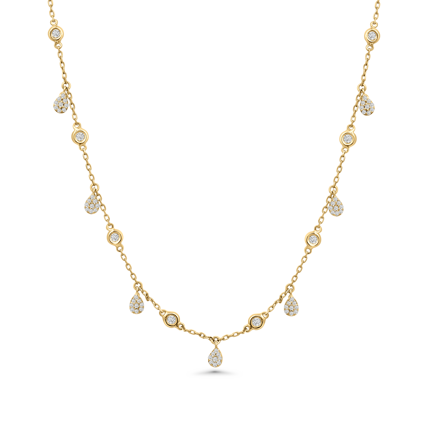 Diamond Droplet Necklace - NP21