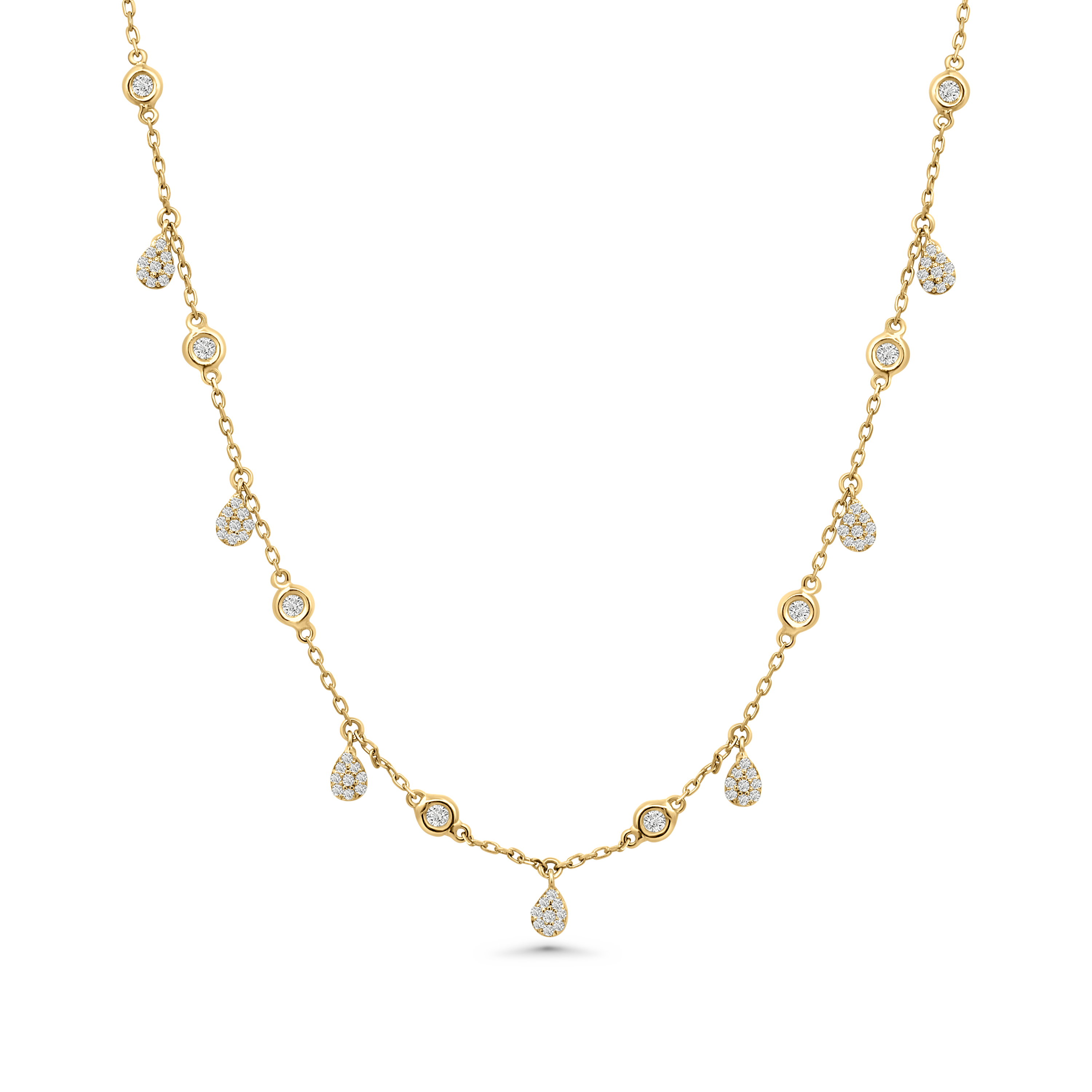 Diamond Droplet Necklace - NP21