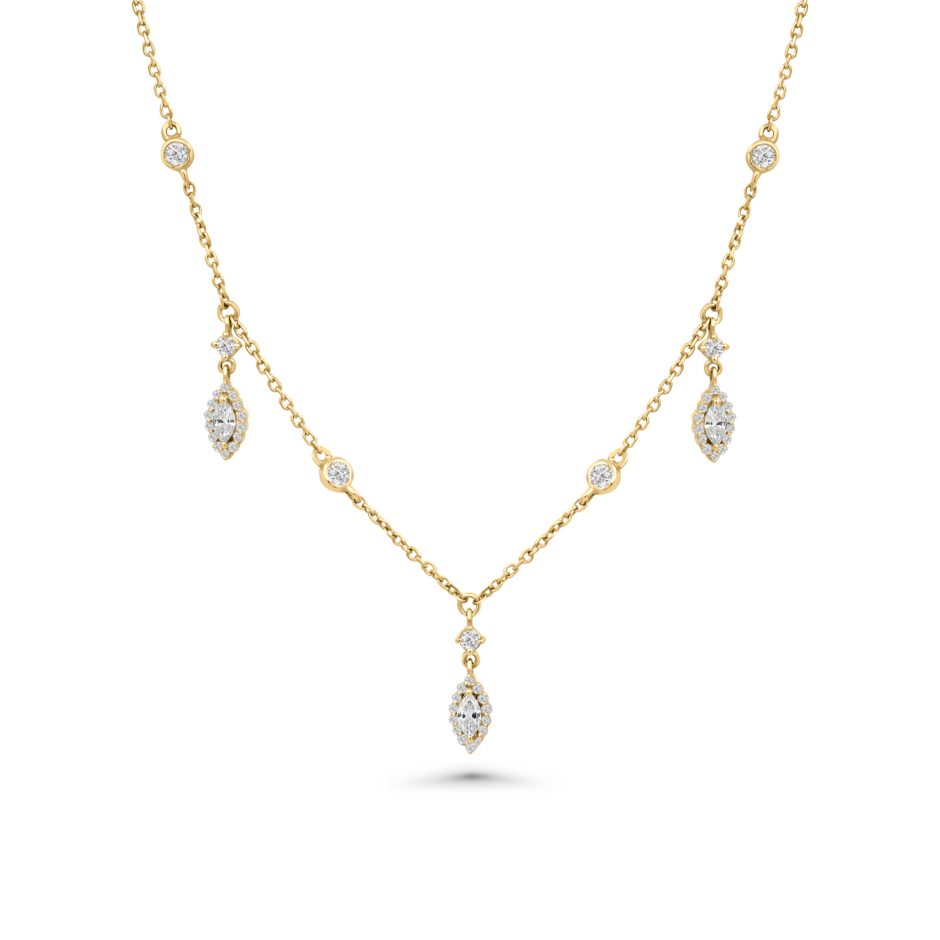 Marquise Trio Necklace - NP22