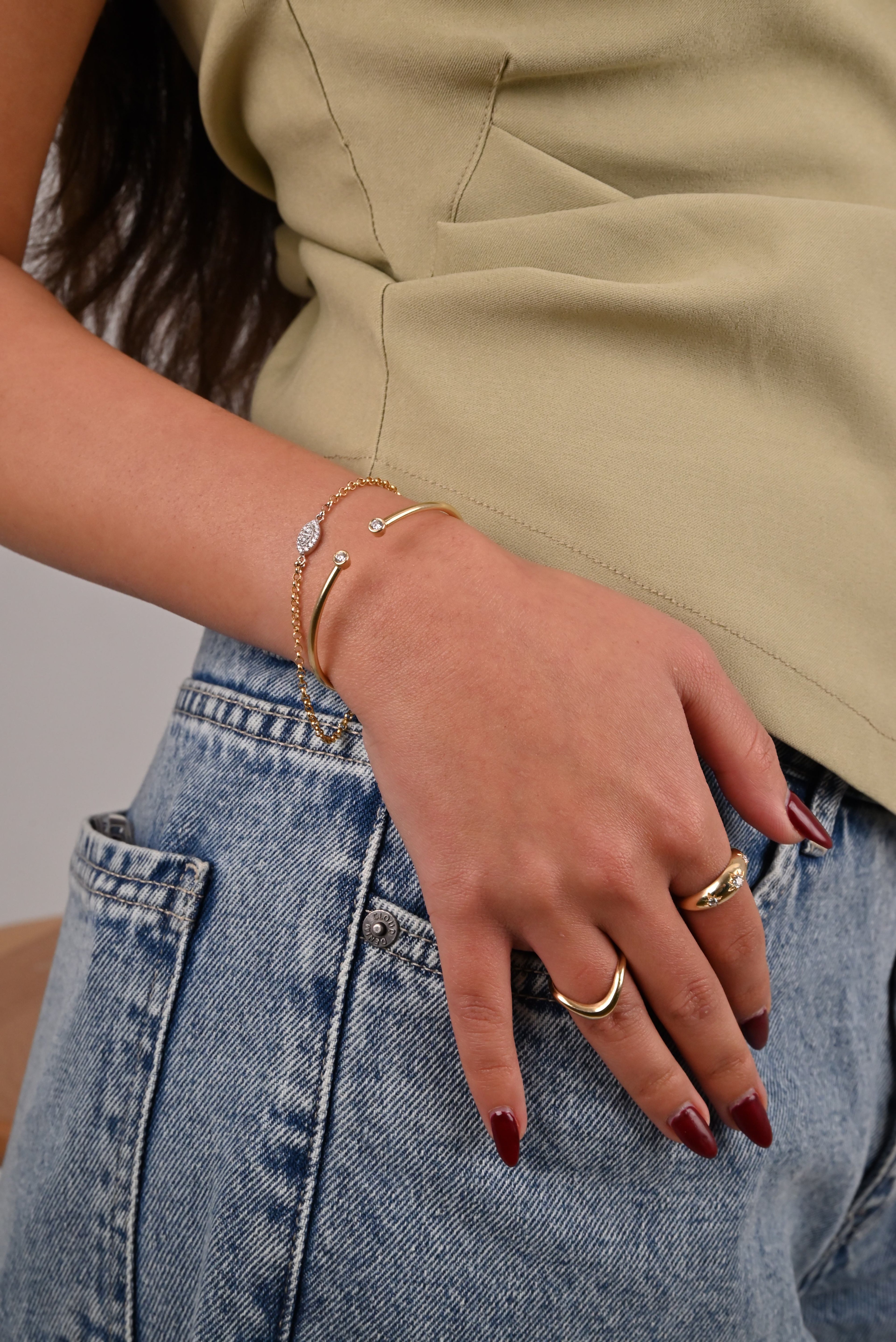 Marquise Shape Bracelet - B3