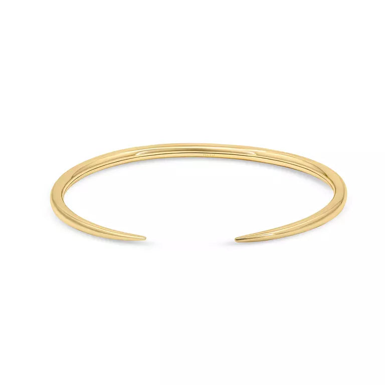 Pointed Solid Gold Cuff - B13