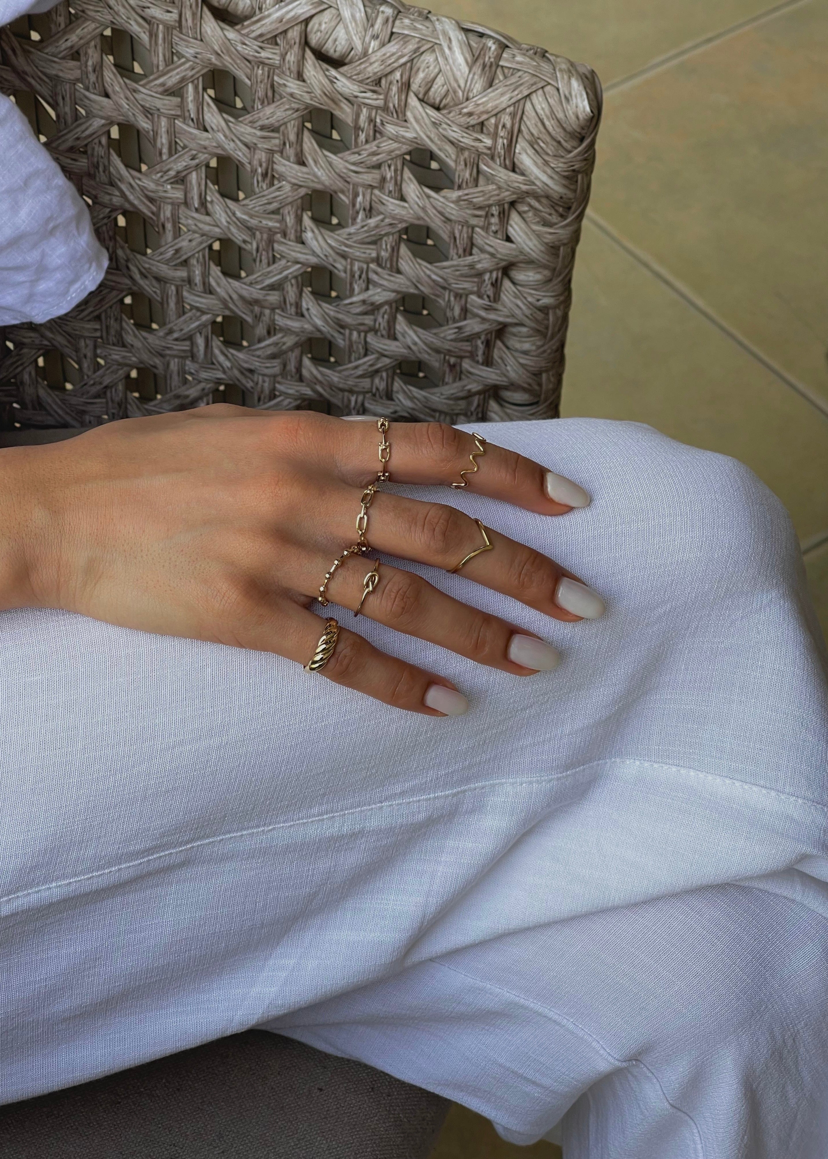 Small Croissant Ring - R30