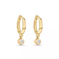 Single Round Dangling Hoops (Sold as Singles) - E19