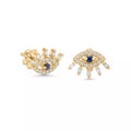 Blue Sapphire Eye Stud (Sold as Singles) - E2