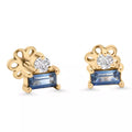 Blue Sapphire Stud (Sold as Singles) - E3