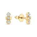 Three shaped Diamond Studs (Sold as Singles) - E31
