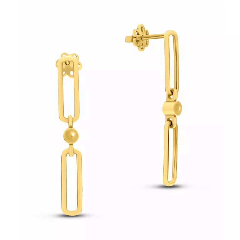 PaperClip Chain Earrings - E65