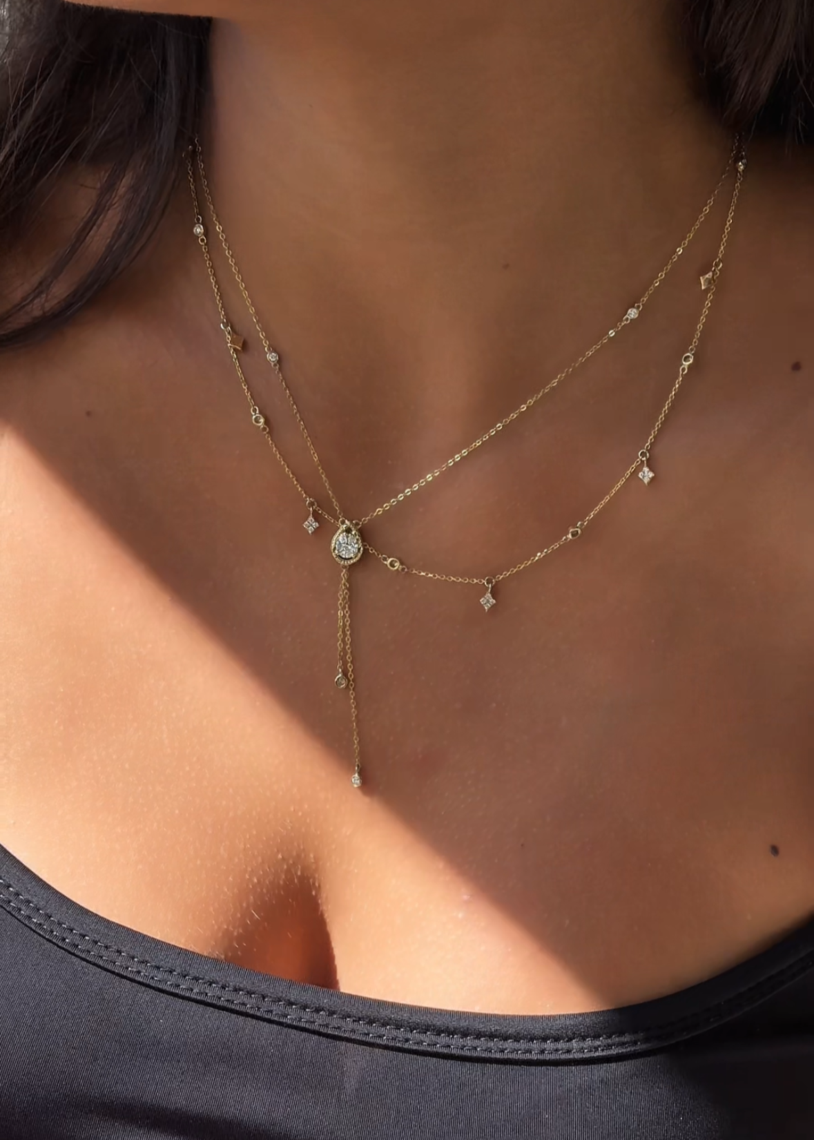 Pear Droplet Necklace - NP5