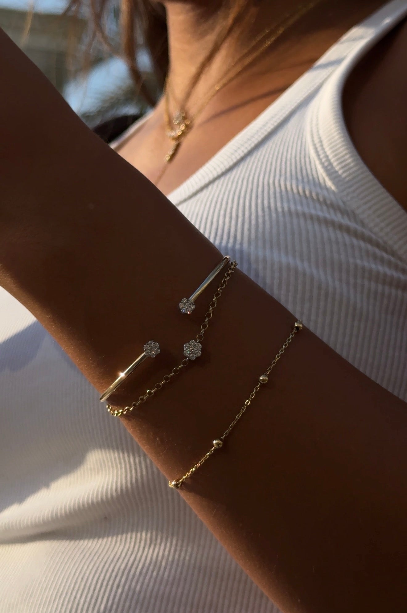 Flower Shape Bracelet - B2