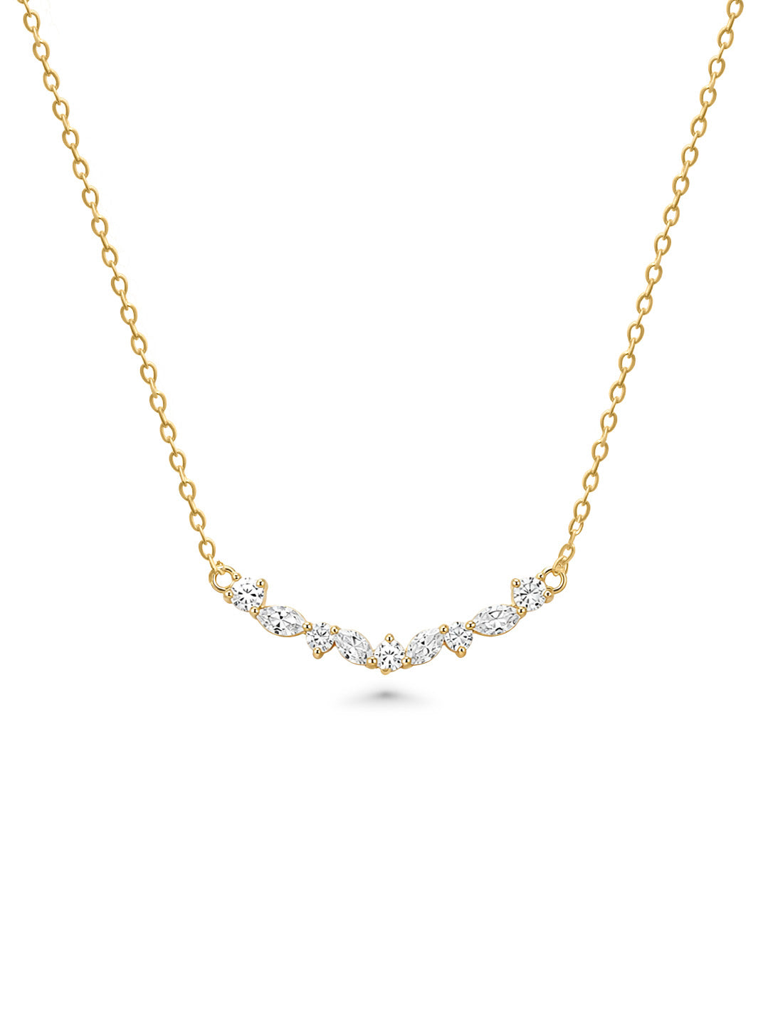 Marquise Arc Necklace
