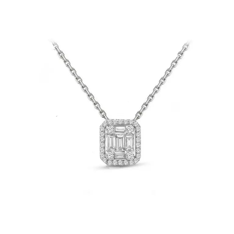 Emerald Cut Necklace - NP10
