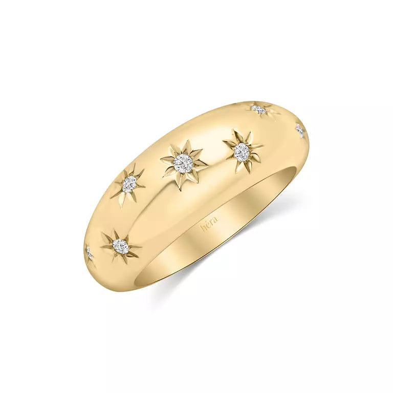 Stars Bombé Ring - R11