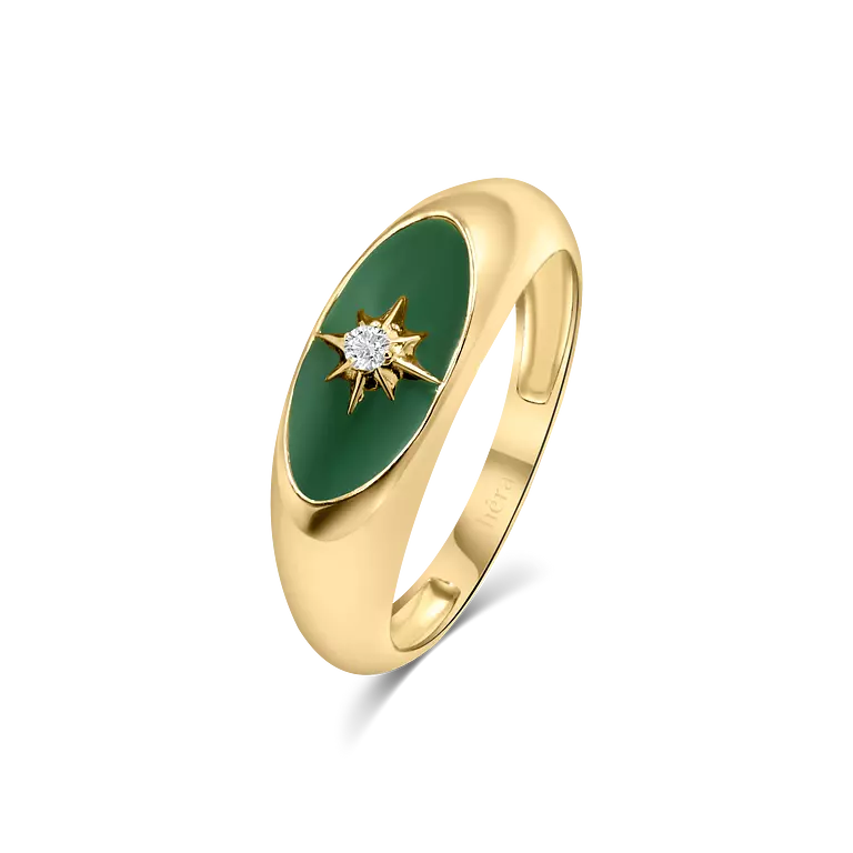 Héra Stamp Star Ring - R23