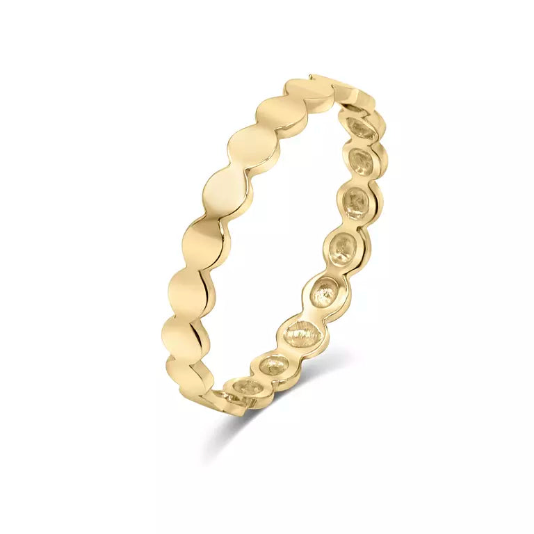 Hammered Bubble Ring - R32