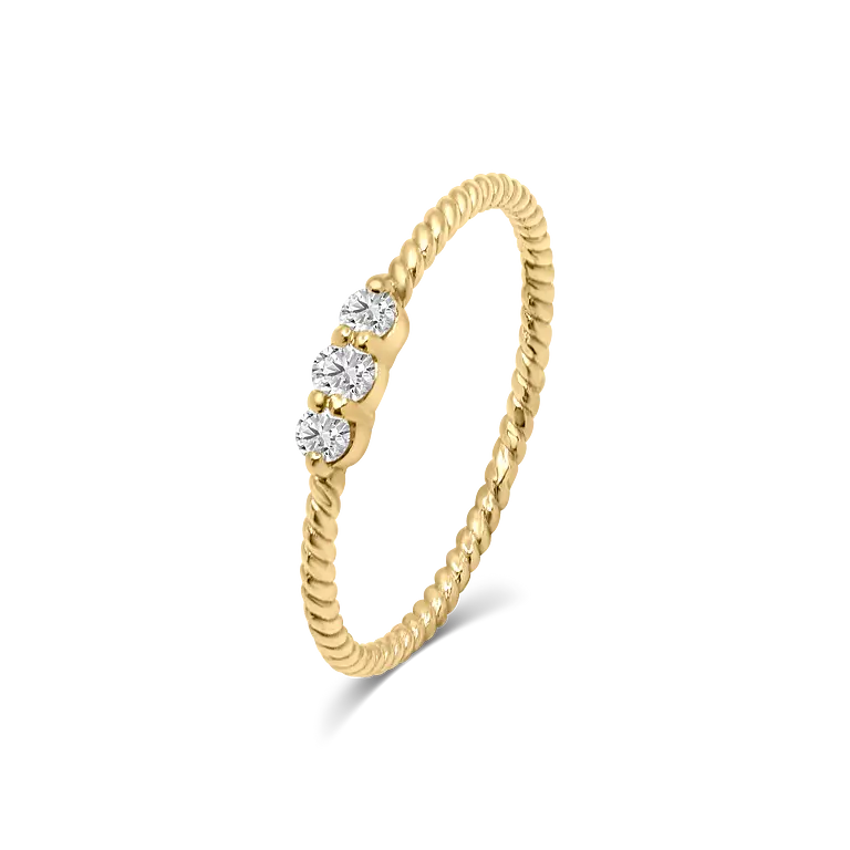 Tria Dotted Ring - R42