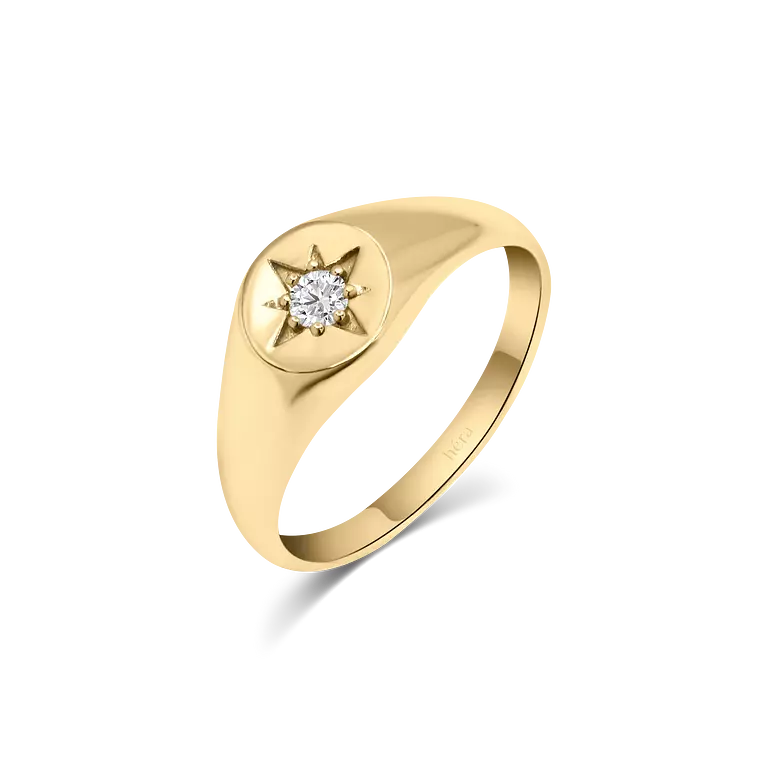 Star Stamp Ring - R45