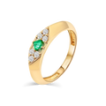 Emerald Cluster Ring - R60