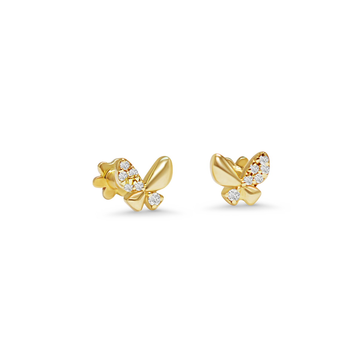 Butterfly Studs (Sold As Singles)- E81
