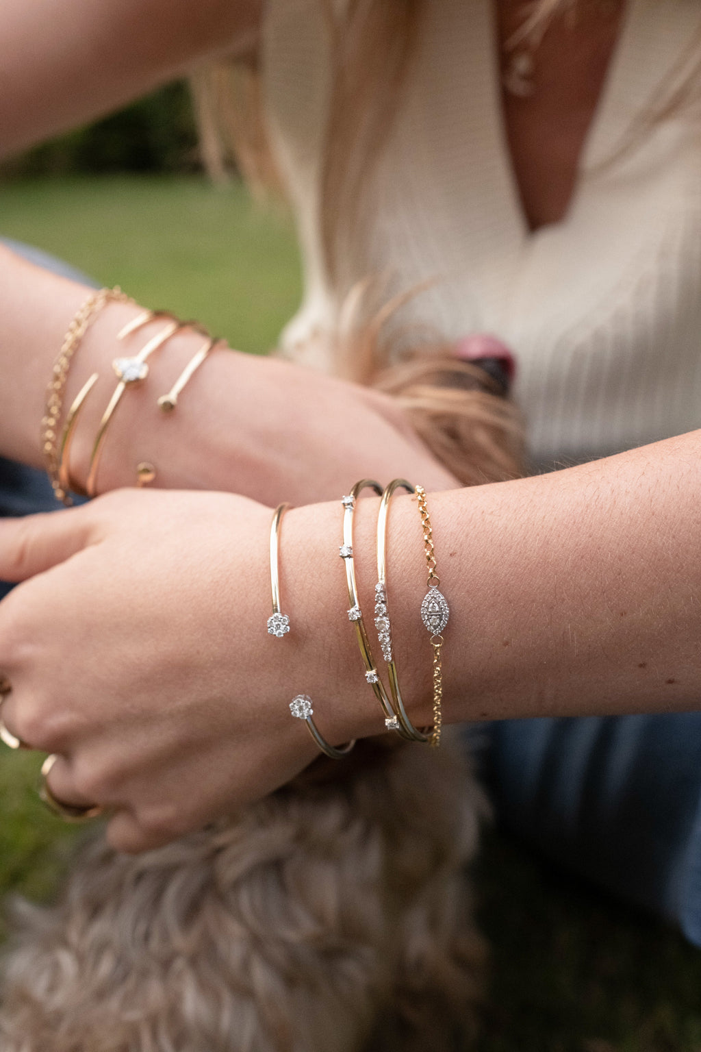 Dégradé Cascade Bangle - B18