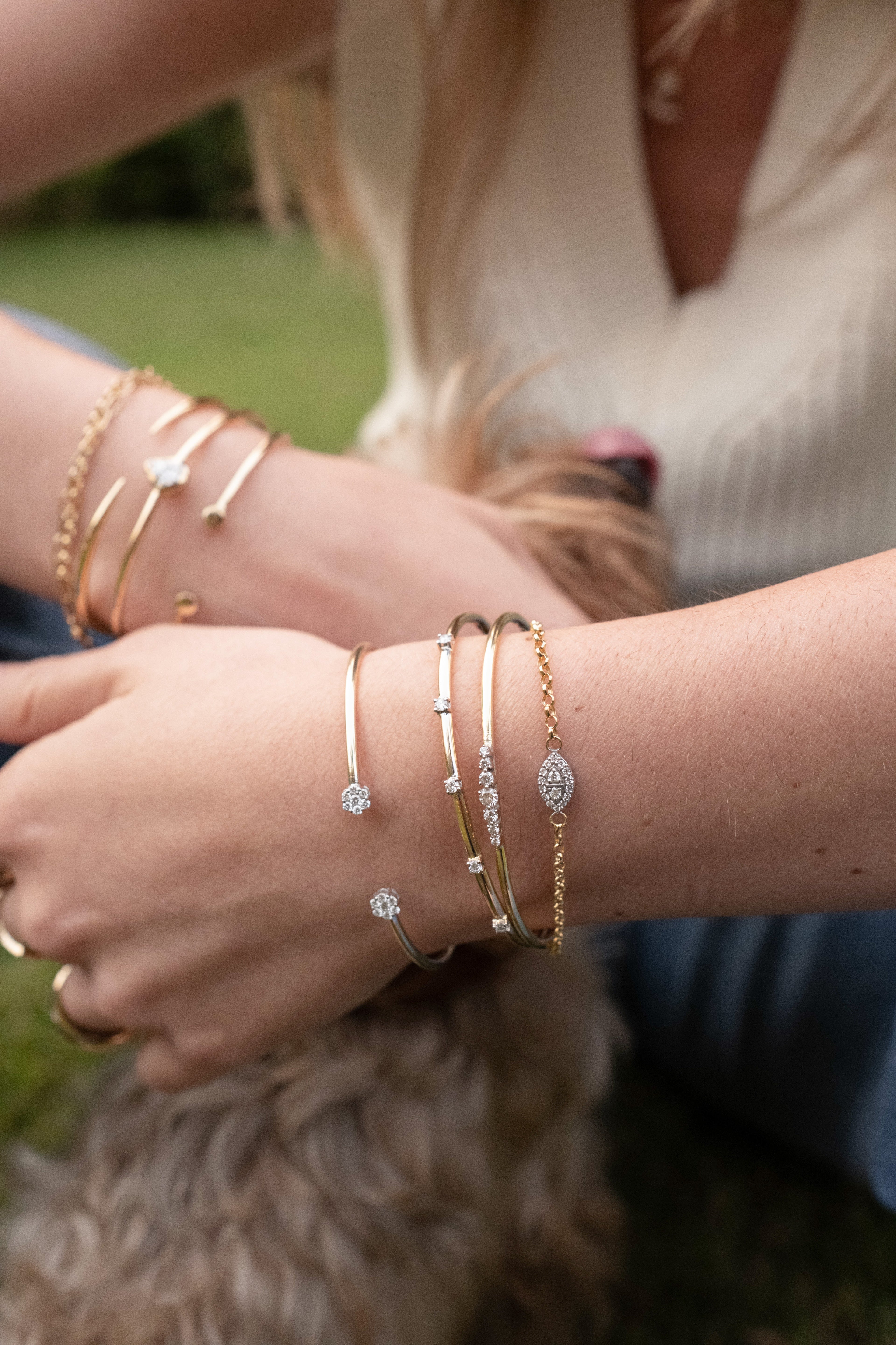 Dégradé Cascade Bangle - B18