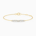 Marquise & Round Arc Bracelet