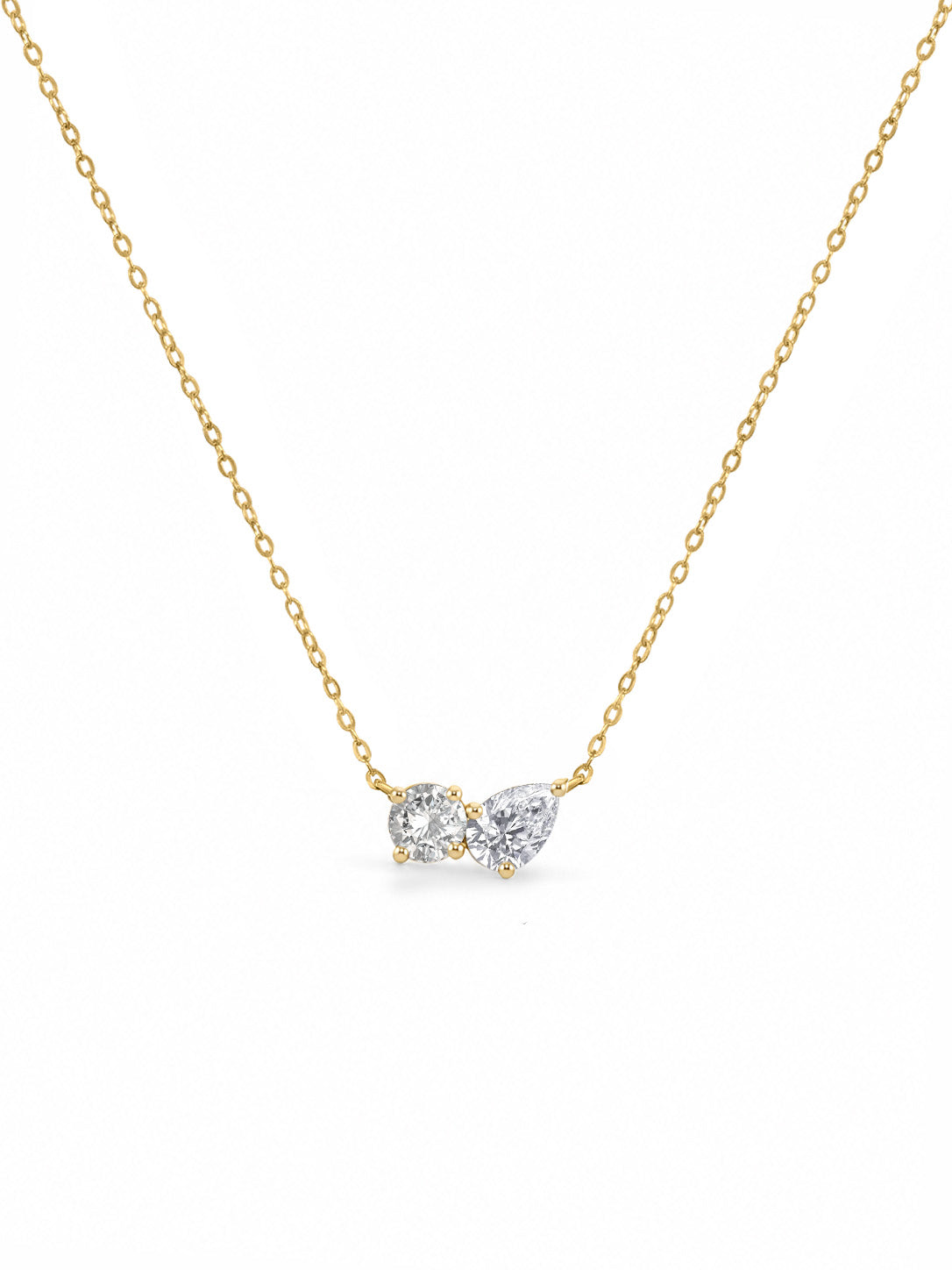 Toi et Moi Diamond Necklace