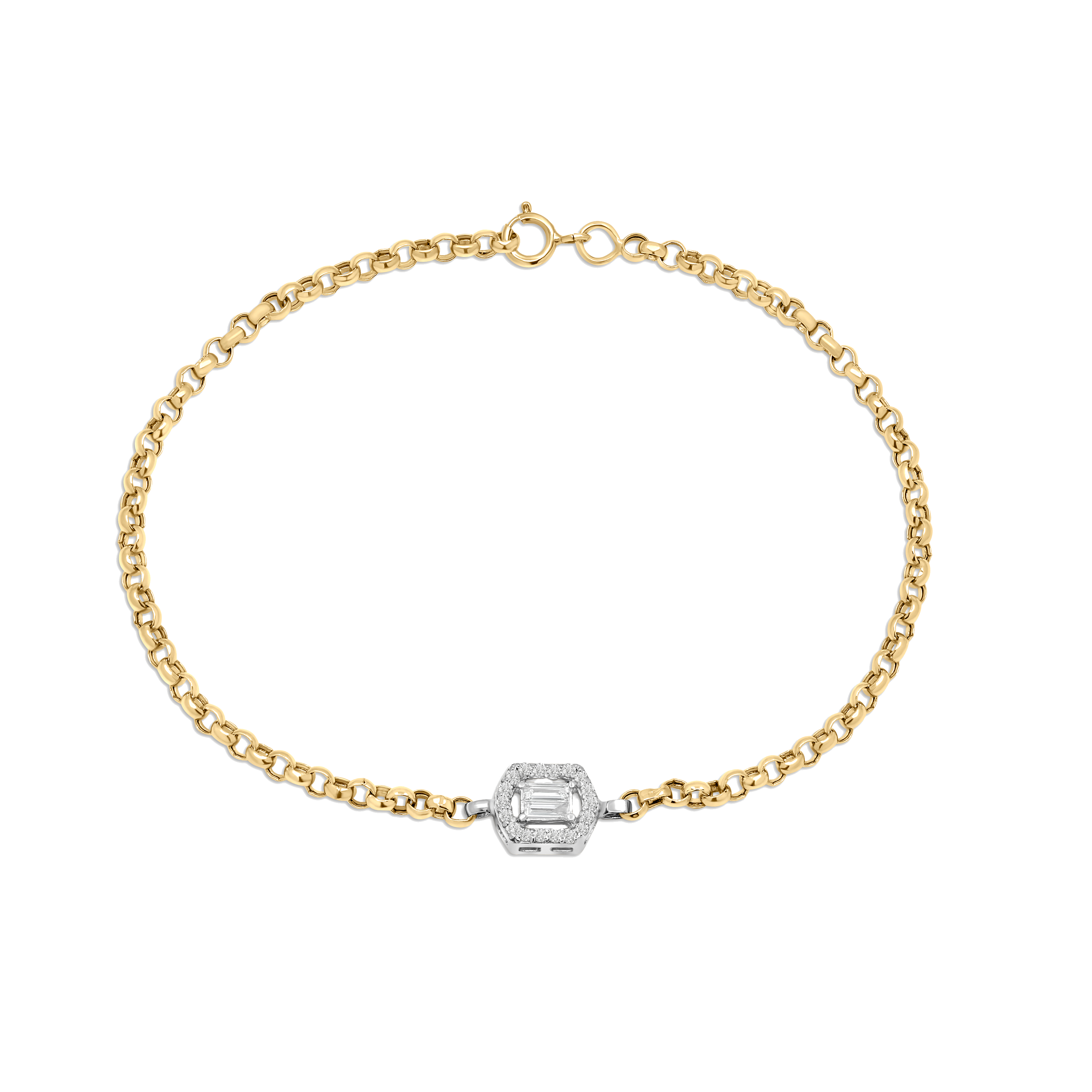 Emerald Shape Bracelet - B1